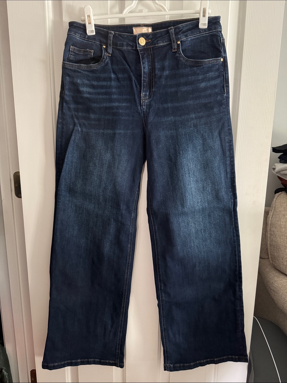 Kut from the Kloth Women's Dark Indigo Wide-Leg Jeans